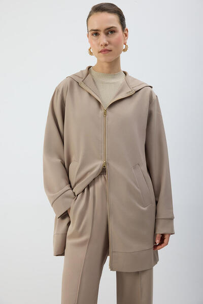 Touché Privé Zippered Hooded jacket