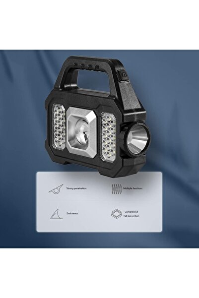 MR.SMART F.T.C LED Rechargeable Lamp, Multi-Functional Camping Light, Led Flashlight Super Bright Portable Torch.