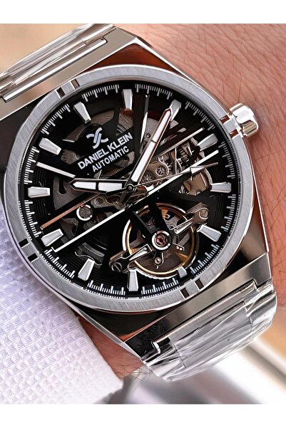 Daniel Klein Automatic Men's Wristwatch 30 Meters Water Resistant Steel Band + Bracelet Gift Vs.B