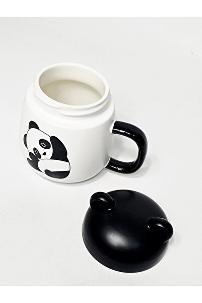 Casalina Ceramic mug 400 ml Panda with lid