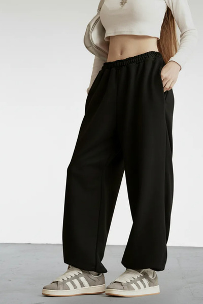 BSBSPOR Kışlık Bol Kesim Lastikli Paça Eşofman Altı