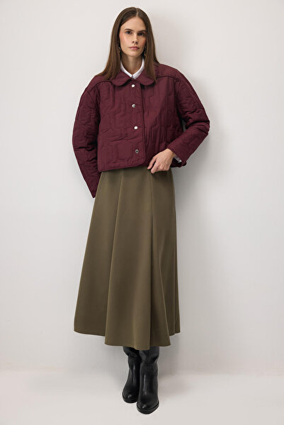 Touché Privé TIE DETAILED QUILTED JACKET