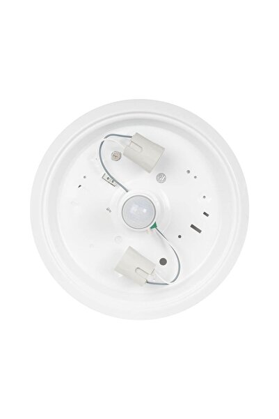 Bibilel Ceiling light 2 x E27 with 360° PIR motion sensor, IP20, Erste