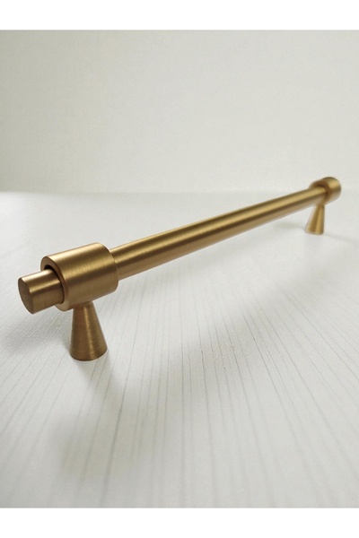 Dizaynhouse Mâner pentru dulap din alamă Ardina de 160 mm – Mâner pentru sertar cu design minimalist și elegant – Mâner modern 100% din alamă