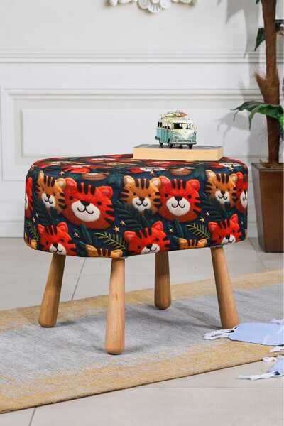 PUFMANYA DEFNE BOHEM DOĞAL GÜRGEN AYAKLI ÖZEL TASARIM PUF KOLTUK