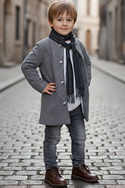 LilJoy Boys' Winter Pants and Coat Set – Coat, Pants, Long Sleeve T-Shirt and Scarf Accessory Combination