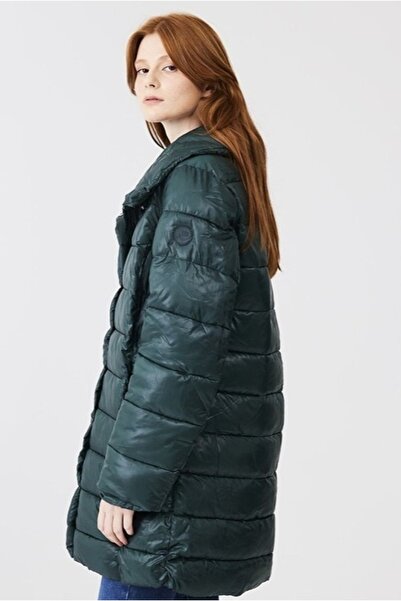 Ltb oversized μακρύ πράσινο παλτό