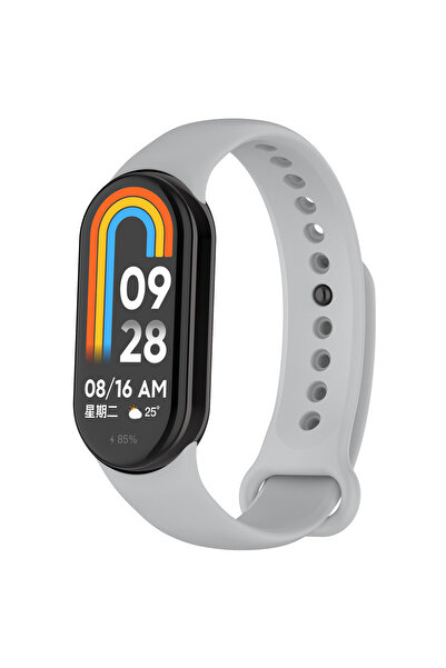 Goldie Case Xiaomi Mi Band 8/9/10 Uyumlu Akıllı Saat Kordonu Silikon Kayış Bi...