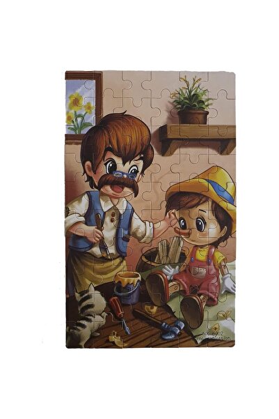BUGHY'S Pinocchio Puzzle –, 60 Pieces for Kids, Digital Printing with Helpful Numbers for Kids