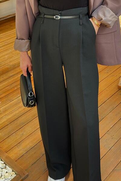 lamelif High Waist Trousers Black