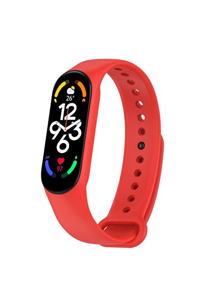 Goldie Case Xiaomi Mi Band 8/9/10 Uyumlu Akıllı Saat Kordonu Silikon Kayış Bi...