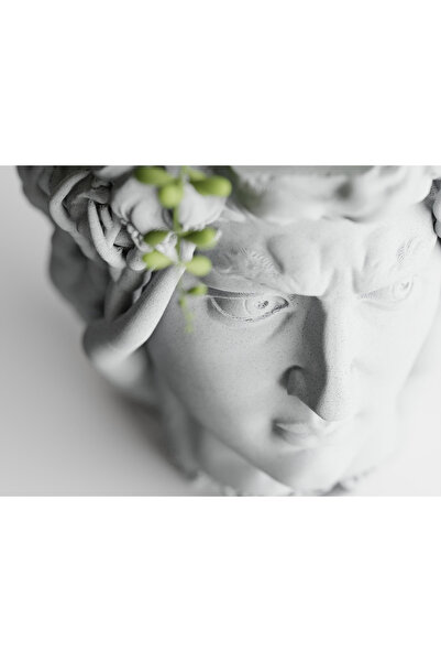 Homentum Davide | Ghiveci decorativ sculptural cu design clasic reinterpretat