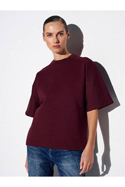 Dilvin 31975 Short Sleeve Oversize T-Shirt