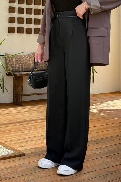lamelif High Waist Trousers Black
