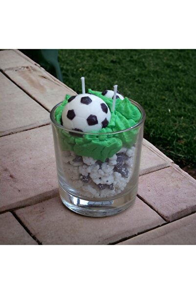 OEM Scented Football Candle, Handmade from Soy Wax, 520 g