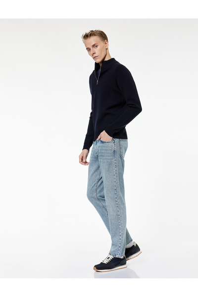 Koton Βαμβακερό τζιν παντελόνι με κορδόνια - Tapered Fit Joe Jeans