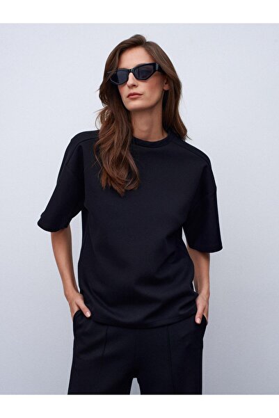 Dilvin 31975 Short Sleeve Oversize T-Shirt