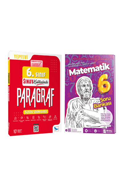 Sınav Yayınları 6. Sınıf Paragraf Soru Bankası+ Branş Akademi Matematik Soru ...