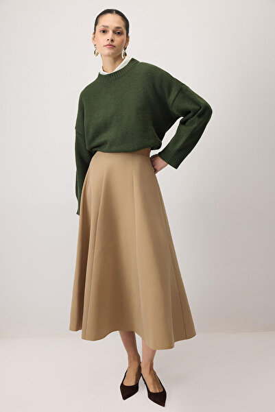 Touché Privé Zipped A-Line Skirt