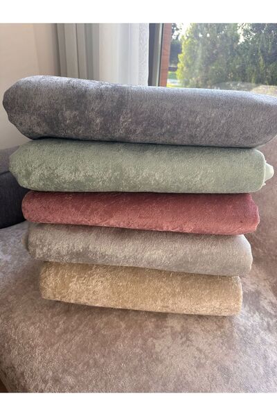 Modern Teknik Tekstil Koltuk çekyat örtüsü mint yeşili