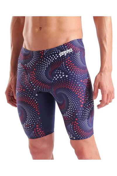 ARENA Men's Fireflow Swim Jammer Navy-Team Redwhiteblue