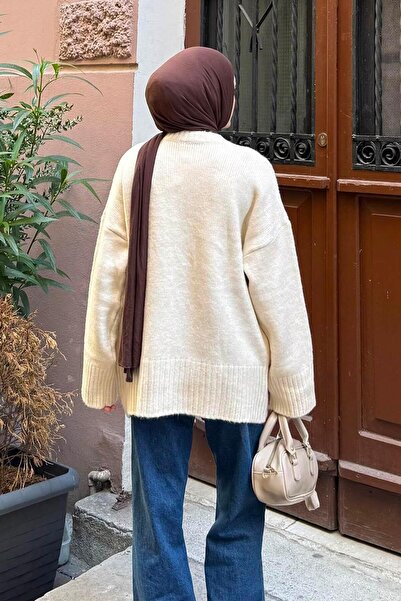 lamelif Wide Sleeve Sweater Natural