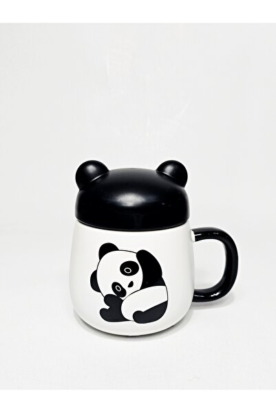 Casalina Ceramic mug 400 ml Panda with lid