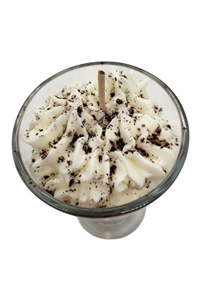 OEM Lumânare parfumată cu zodia Leu, formă de frappe, ceară 100% din soia, lucrată manual