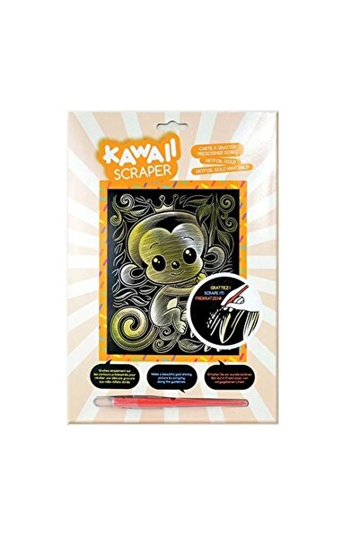 Sequin Art Set creativ Gold - Maimuta, 20x25cm,