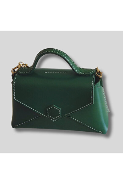 zenvita Handbag (Mini Clutch) Vegetable Tanned Bright Green