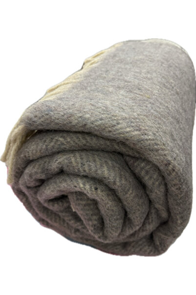 e&e TEK KİŞİLİK %100 yün battaniye kuzu yünü yumuşacık ,en doğalından