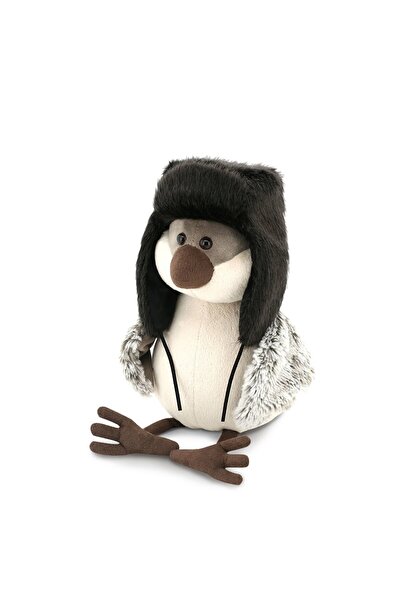 Orange Toys Vrabiuta Chirpy cu caciula Ushanka, 20cm,