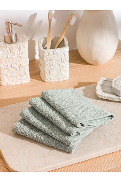 LC Waikiki Alita City Farkıyla Lcw Home Green Curly Patterned 30X30 cm Hand T...