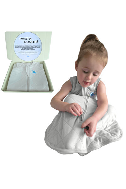 Miriboo Sleeping Bag for Babies and Children, 6-12 months, 1 TOG, PREMIUM Bamboo, Temperature Indicator