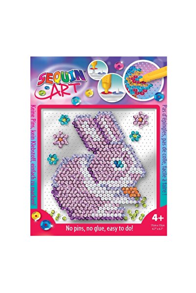 Sequin Art Sequin Easy Creative Set - Rabbit, 17x17cm,