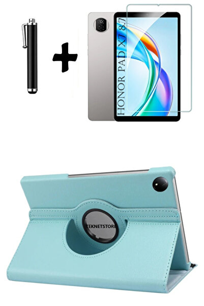 TEKNETSTORE Honor Pad X7 8.7 Inch 2025 Case Screen Protector Pen Set 360 Rotatable Protective Front Back Cover