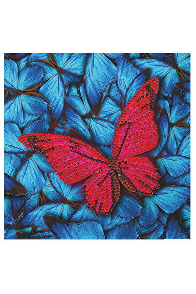 Craft Buddy Creative crystal painting set, Butterfly, 18x18cm,