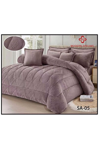 Moon Serena Winter Bedding Set, Double Size, 8 Pieces, Elegant Royal Style