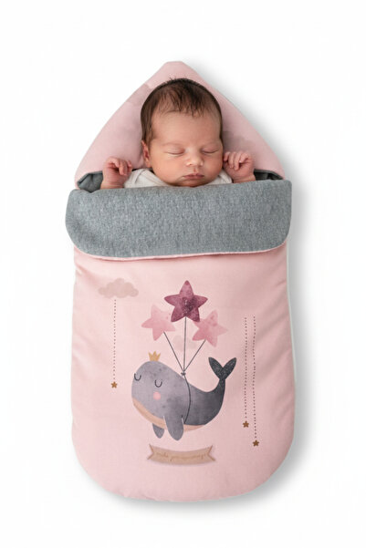 GÜLERBEBECİX Baby Swaddle with Animal Pattern