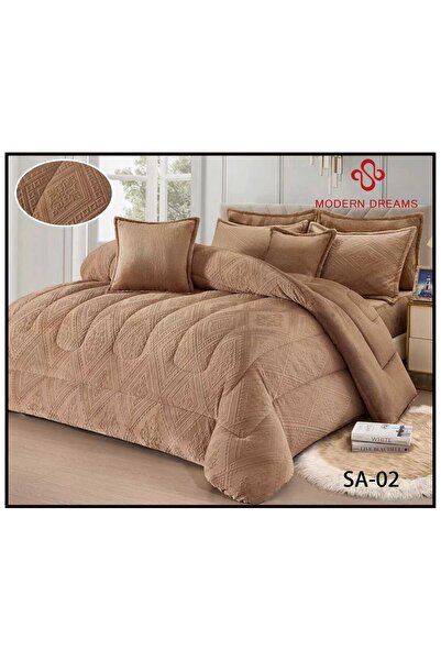 Moon Serena Winter Bedding Set, Double Size, 8 Pieces, Elegant Royal Style