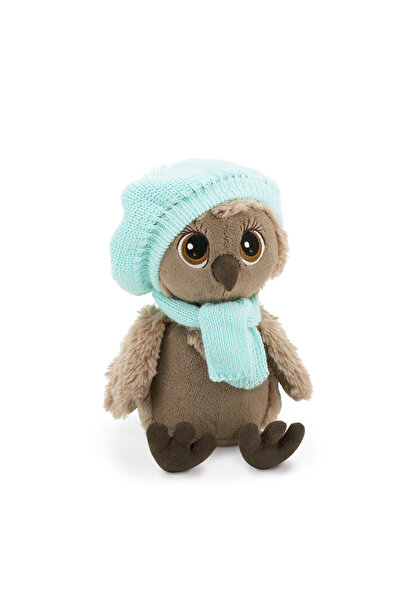 Orange Toys Papusa din plus, Sonya, bufnita cu caciula si fular turcoaz, 20cm,