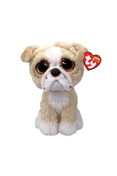 TY PLUS 15CM BOOS POOCH ENGLISH BULL DOG BROWN