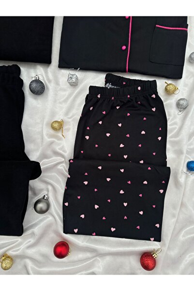 Lena Homewears Daily Comfortable Lover Couple Long Sleeve Pajama Set (Set of 2)