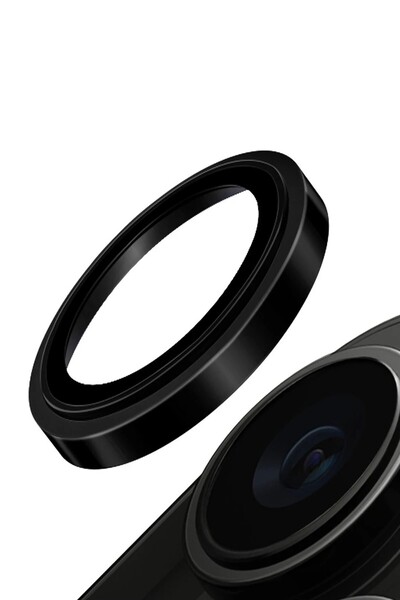 UNIQ Better By Design واقي عدسة آيفون 15 برو / آيفون 15 برو ماكس من الزجاج الياقوتي مع إطار فولاذي متين من أوبتكس برايم