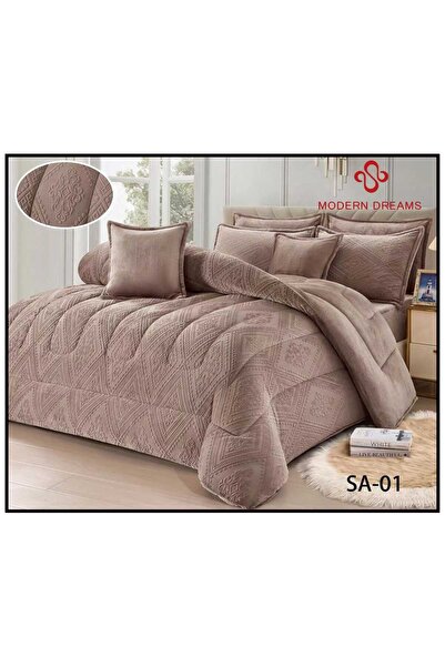 Moon Serena Winter Bedding Set, Double Size, 8 Pieces, Elegant Royal Style