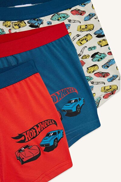 DeFacto Boys' Combed Cotton 3-Piece Boxer (25 Au)