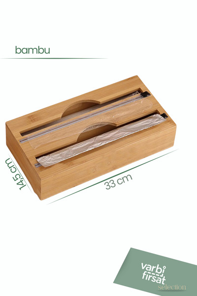 Varbifırsat 2-pack bamboo stretch film / aluminum storage box