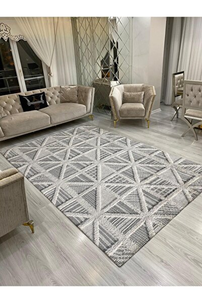 LİMAY Elastic Carpet Cover - Carpet Protector - Washable - Sponge-Free - Practical - Velvet Fabric - Decorative