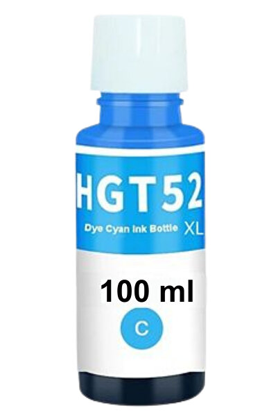 HP 100 ml GT51XL-52 115,315 ,410,415,500,515,530,615,5810,5820 Yazıcılara Uyumlu Muadil Mürekkep