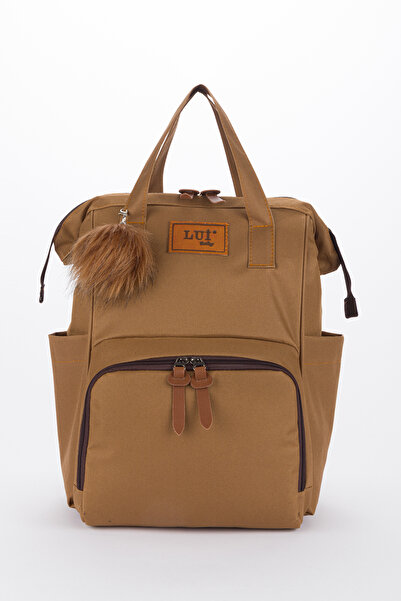 Lui Baby Mother Baby Care Backpack with Thermal Bottle Compartment, Strap Attachment and Keychain Gift